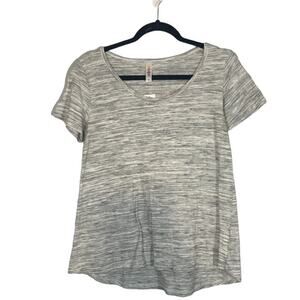 LuLaRoe Gray Short Sleeve Cotton Blend Lightweight Casual T-Shirt Women Sz S